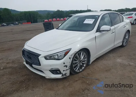 2022 Infiniti Q50 Luxe Awd из США, поврежденный, VIN JN1EV7BR4NM342579